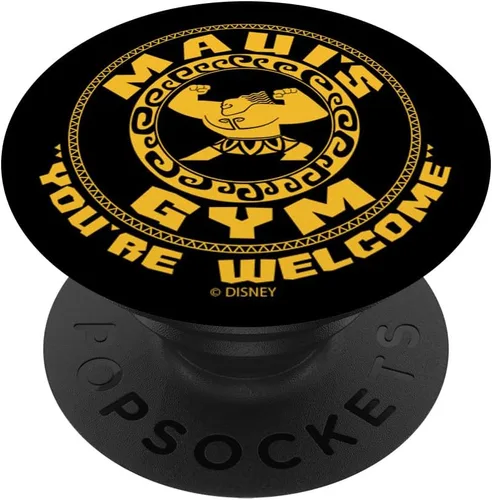 Vista 6 de Disney Moana Maui Gym "You're Welcome" PopSockets MagSafe PopGrip para iPhone