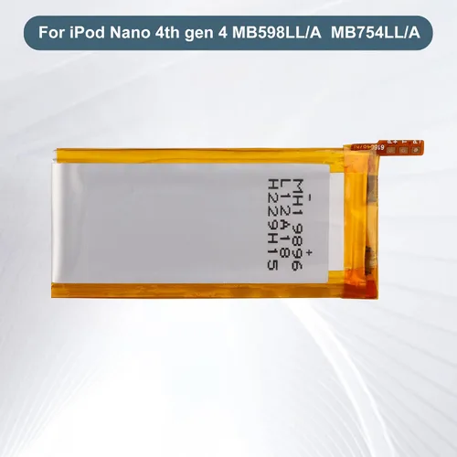 Vista 3 de Batería de repuesto 616-0407 compatible con iPod Nano 4ª generación 4 MB598LL/A A1285 MB754LL/A MB903LL/A con herramientas