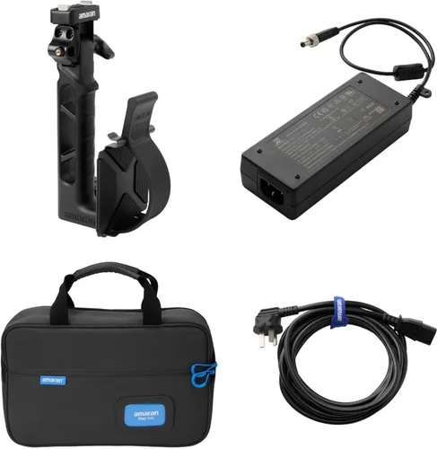 Vista 8 de Amaran Ray 60c RGB LED Video Light with Octa Dome 30 Softbox Portable Bag