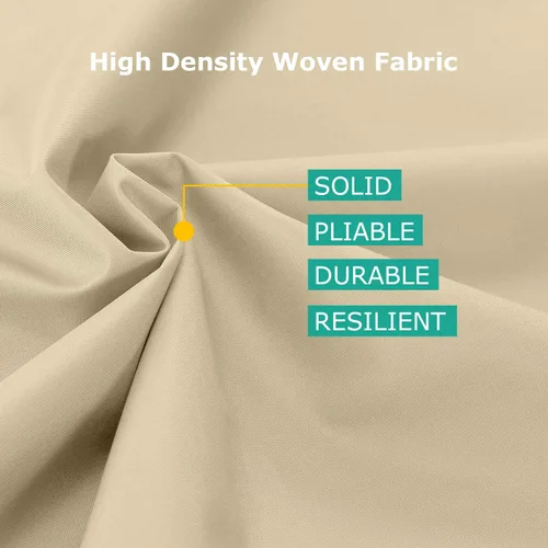 Vista 8 de SunPatio Funda redonda para mesas y sillas de exterior, resistente e impermeable, grande, protección para todo tipo de clima, cubierta de muebles