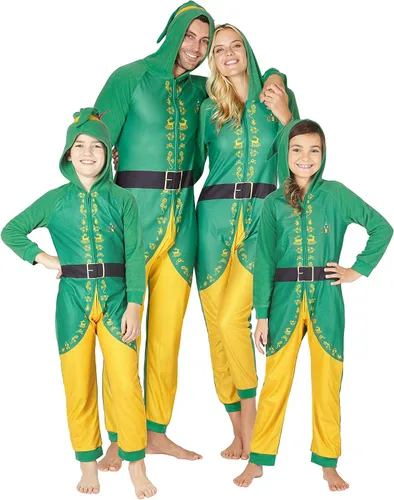 Vista 5 de INTIMO Elf The Movie - Conjunto de pijama de una pieza para mujer