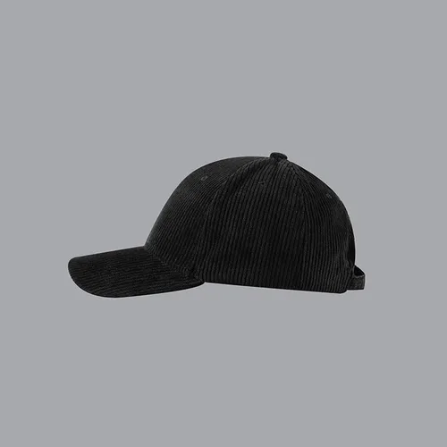 Vista 2 de Gorra de béisbol de pana personalizada bordada con texto personalizado para papá de algodón para hombres y mujeres sombrero