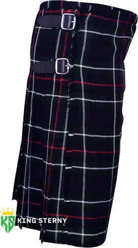 Vista 4 de Kilts For Men 5 Yard Scottish Outfit Kilt - Juego de Kilt para hombre, Highland Wear Tartan Kilt (Mackenzie, 48 pulgadas)