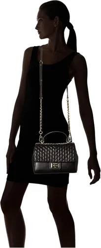 Vista 6 de Karl Lagerfeld Paris AGYNESS SATCHEL, dorado (BlkGold)