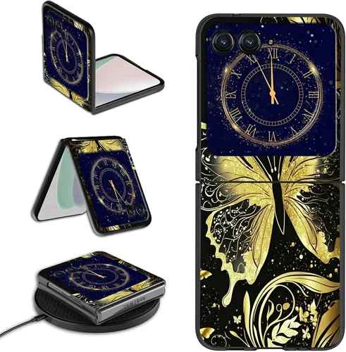 Vista 54 de Rossy Funda para Motorola Razr Plus 2023 para Moto Razr+ 2023 con patrón de niña africana para mujeres y hombres, ultra delgada, ligera