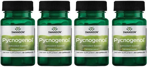 Vista 6 de Swanson Pycnogenol Antioxidante 100 miligramos, 30 Cápsulas Proporciona apoyo antioxidante, apoya la función corporal saludable y promueve