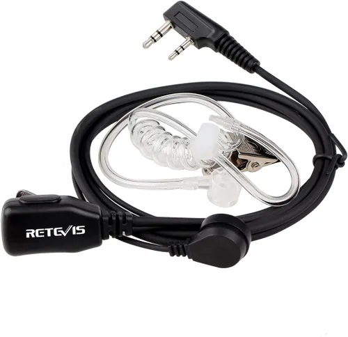 Vista 14 de Caja de 10, auriculares Retevis Walkie Talkies con micrófono de 2 pines de tubo acústico, para RT22 RT21 RT68 H777, compatible con Pxton Baofeng