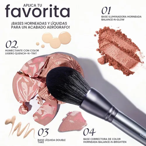 Vista 2 de BS-MALL Juego de 20 brochas de maquillaje (A-Silver Silver)