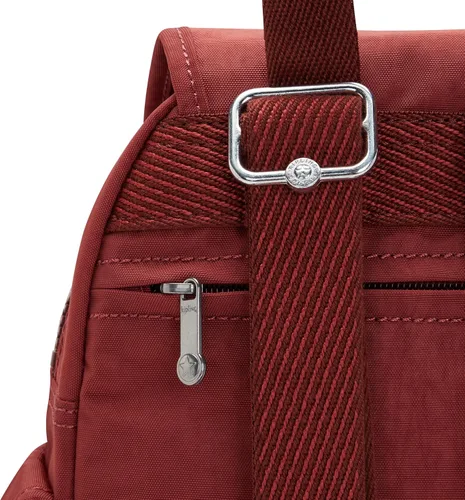 Vista 5 de Kipling Mochila mediana para mujer Carmín Dusty M City Pack - Mochila mediana