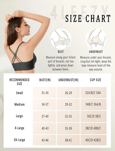 Vista 5 de Sujetadores sin varillas para mujer, brasier deportivo sin costuras, cómodo, acolchado, para entrenamiento, espalda cruzada, tallas S-XXL