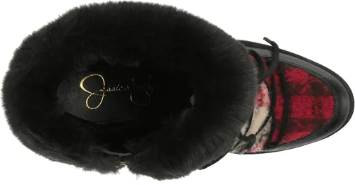 Vista 5 de Jessica Simpson Botines Myina de piel de cuña para mujer