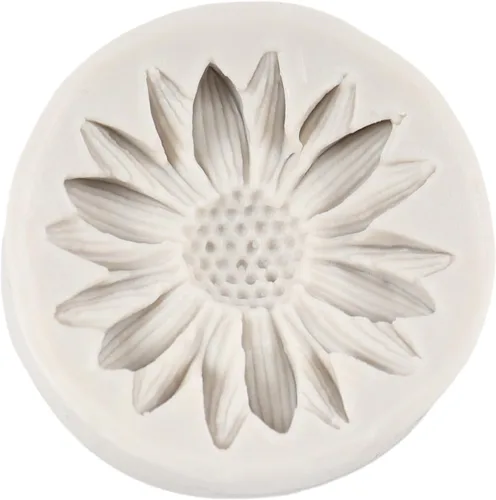 Vista 5 de Moldes de silicona de girasol, molde de fondant de flores de crisantemo para decoración de pasteles, decoración de cupcakes, caramelo de chocolate
