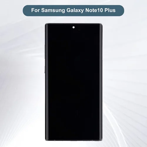 Vista 2 de Pantalla LCD compatible con Samsung Galaxy Note10+ Note 10 Plus SM-N975U SM-N975F/DS 6.8 pulgadas, pantalla táctil LCD con herramientas (gris)