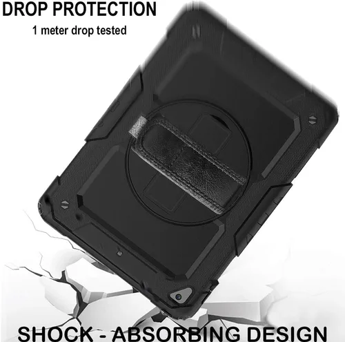 Vista 8 de DuraSafe Cases Funda resistente para iPad de 10.2 pulgadas 9 8 7 2021 2020 2019 [iPad de 9ª / 8ª / 7ª generación] A2197 A2270 A2602 MW762LL/A