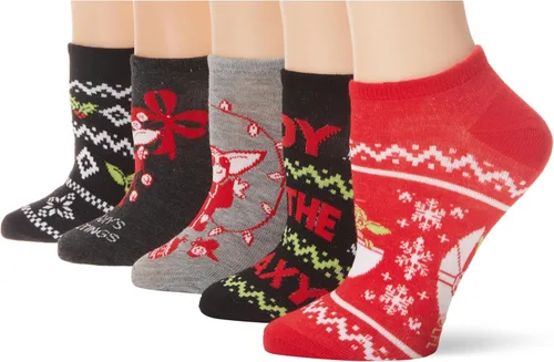 Vista 11 de STAR WARS Women's Classic 5 Pack No Show Ankle Socks Surtido Azul Multi