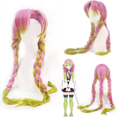 Vista 8 de EFORPT Vestido de mujer Kanroji Mitsuri Cosplay traje