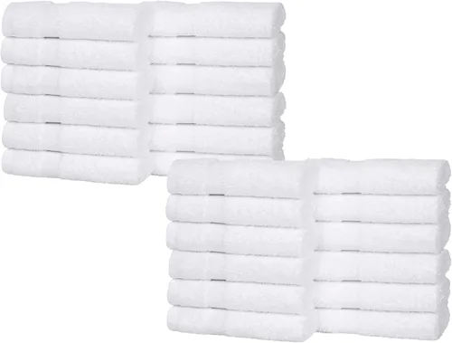 Vista 44 de Superior Juego de toallas surtidas de algodón de 18 piezas, incluye 8 toallas faciales, 6 manos y 4 toallas de baño, artículos esenciales