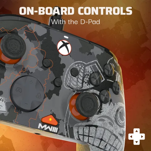 Vista 6 de PDP REMATCH GLOW Wired Xbox Controller, Licensed by Microsoft for Xbox, Monkey Bomb Call of Duty