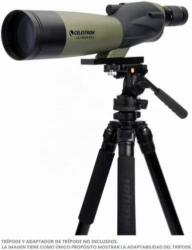 Vista 9 de Celestron 52248 Telescopio de 65 mm Zoom Ultima Diseño de visión recta, vistas totalmente multicapas, ocular de zoom, enfoque suave, trípode