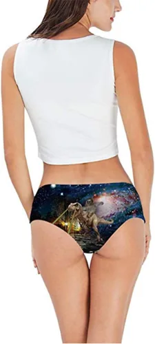 Vista 3 de Ropa interior divertida para mujer, ropa interior divertida para mujer, ropa interior divertida para gatos
