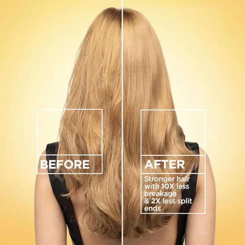 Vista 2 de Garnier Whole Blends Honey Treasures Máscara reparadora para cabello seco y dañado, 11.5 onzas líquidas, 2 unidades (el embalaje puede variar)