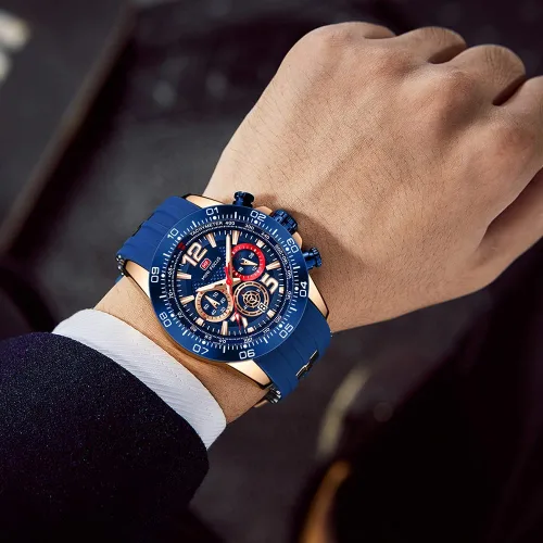Vista 3 de AIMES Watch for Men Military Sport Waterproof Chronograph Mens Watches Analog Quartz Luminous Date Classic Stylish Fashion Casual Designer Wrist