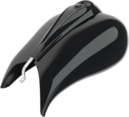 Vista 19 de Cubiertas de tanque estiradas con consola de tablero y tapa de tanque de combustible, cubiertas de combustible de galón para Harley Touring Whisky