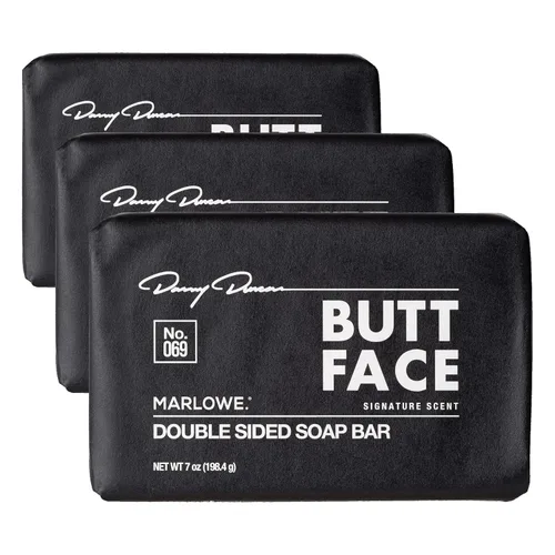 Vista 17 de Marlowe. Barra de jabón facial y corporal de carbón No.106 Charcoal soap bar detoxifies and deeply cleanses while leaving skin smooth and