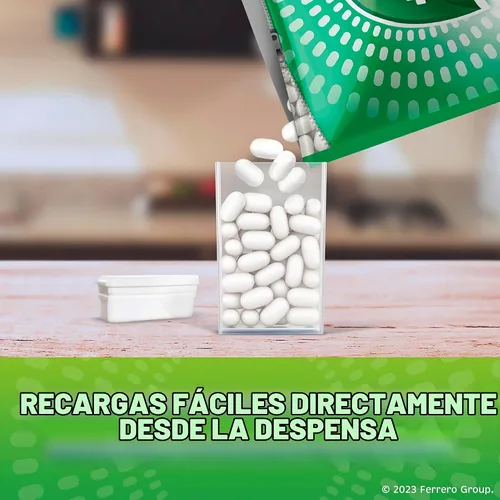 Vista 7 de Tic Tac Bolsa de recarga a granel de mentas frescas, caramelos de menta de bolsillo para llevar, incluye paquete recargable vacío, 17.2 oz