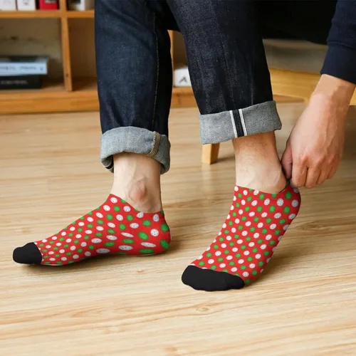 Vista 6 de devor Men Ankle Socks No Show Sock Mens Ankle Sock Cute PICKLEBALL Socks