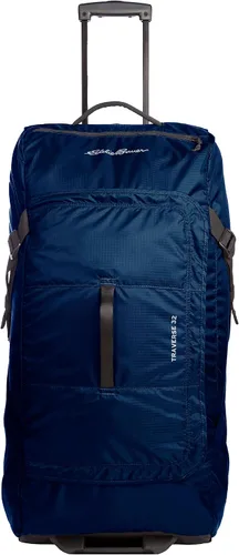 Vista 2 de Eddie Bauer Traverse 32 Rolling Duffel Bag-Made from Ripstop Polyester with Telescoping Handle