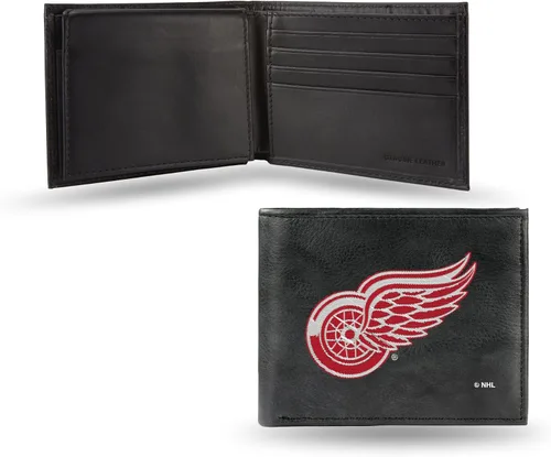 Vista 12 de Rico Industries NHL Anaheim Ducks - Billetera de cuero bordada