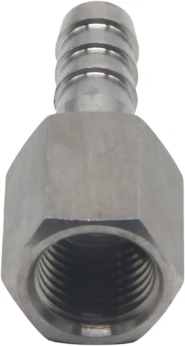 Vista 4 de HFS (R) 1/4" manguera Barb to 1/4" NPT hembra adaptador de acero inoxidable 304