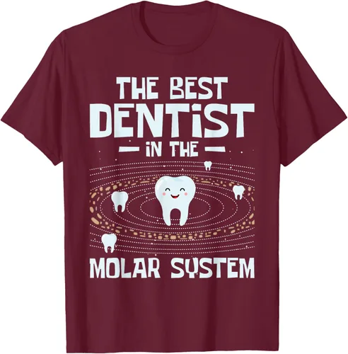 Vista 13 de El mejor dentista - Molar Teeth Dental Odontología DDS Camiseta Negro