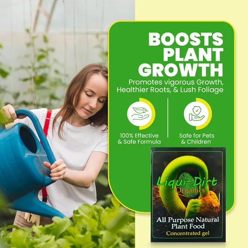 Vista 7 de Fertilizante de Alimento Natural Orgánico para Plantas de Interior, Aroides Raros, Flores, Jardines, Verduras, Hierbas - NPK Multiusos con 18
