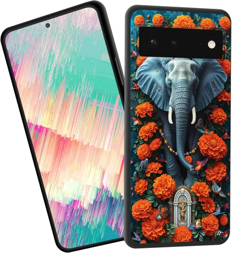 Vista 42 de for Google Pixel 4 XL Case,Slim Shockproof TPU Soft Rubber Silicone Cover Phone Case for Google Pixel 4 XL,Blue Skull Headphone