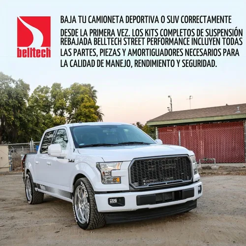 Vista 2 de Belltech Kit completo de reducción de altura 15-20 Ford F150 todas las cabinas