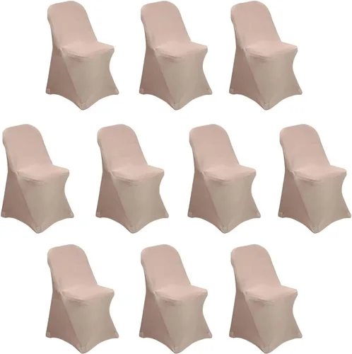 Vista 60 de Efavormart - Funda para silla plegable elástica de elastano, ajustable, para cenas, eventos, bodas, fiestas, banquetes, catering, color beige