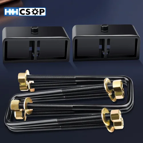 Vista 7 de Kit de bloque de elevación trasera de 2 pulgadas para Tacoma/Tundra, kits de elevación de nivelación trasera de 2 pulgadas compatibles con Toyota
