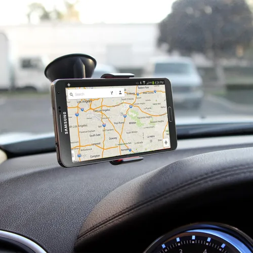 Vista 3 de Soporte universal para teléfono de automóvil con almohadilla de ventosa adhesiva de fuerza industrial, base de operación con una sola mano