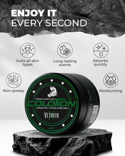 Vista 3 de Bossman Colotion – Loción corporal y colonia 2 en 1 para hombres – Hidratante hidratante calmante de larga duración para hombres – Se adapta a todo