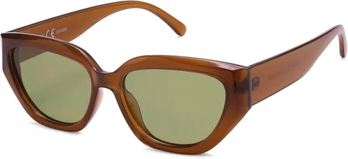 Vista 26 de SOJOS Gafas de sol polarizadas de ojo de gato lindo de moda para mujer Cateye SJ2237