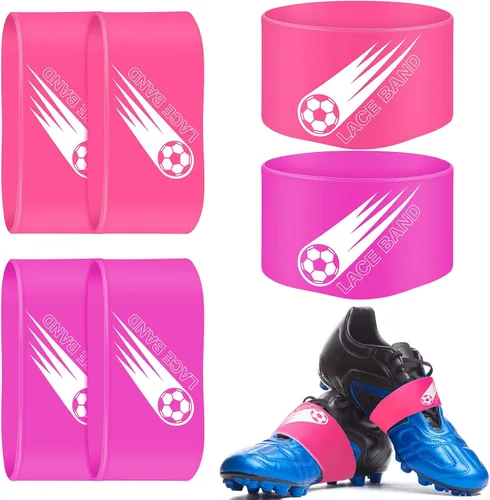 Vista 18 de Patelai 4 piezas de cubierta de cordón para tacos de fútbol, banda de zapato de fútbol, cubierta de zapato de fútbol, bandas de taco de fútbol