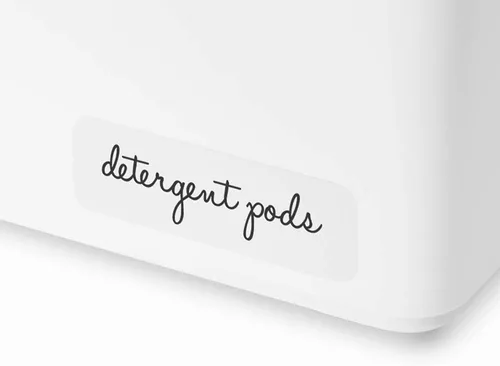Vista 9 de Madesmart - Papelera apilable con tapa Compartimento abierto, forro de agarre suave, artículos de artesanía de oficina, utilidad de cocina