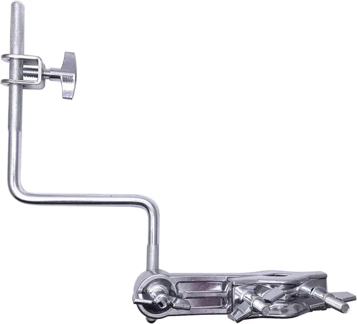 Vista 4 de Soporte de brazo de cencerro de forma de Z 3/8" accesorios de montaje de percusión acero cromado