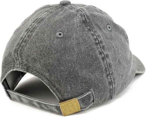 Vista 2 de Trendy Apparel Shop FLL Fort Lauderdale Embroidered Pigment Dyed Washed Baseball Cap