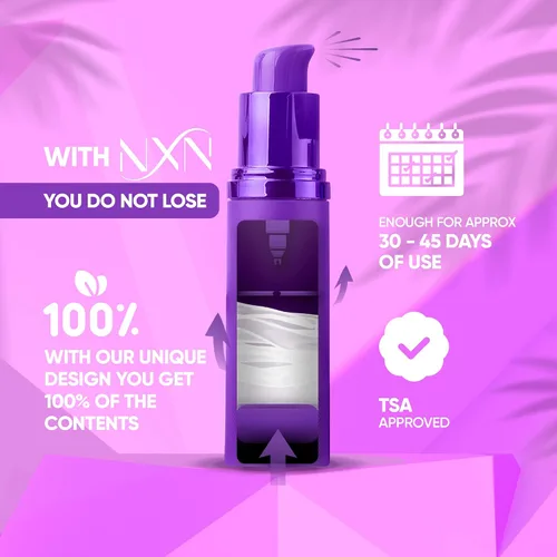 Vista 2 de NXN Crema hidratante facial Whipped Day Cream con retinol natural, escualano y aceite de semilla de uva, fórmula facial antienvejecimiento