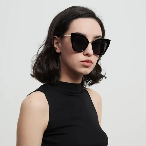 Vista 4 de mosanana Gafas de sol de ojo de gato de moda para mujer estilo fresco Duffy