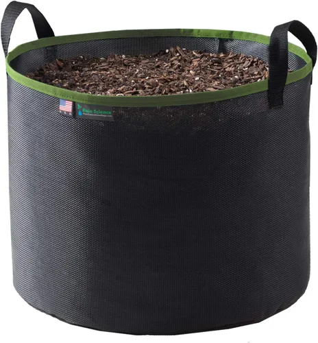 Vista 14 de Bolsa de cultivo de 1 galón, macetas de plantación - Bolsas de cultivo coloridas para plantas, macetas de jardinería y verduras, contenedor de tela
