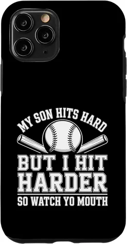 Vista 29 de My Son Hits Hard But I Hit Harder So Watch Yo Mouth - Case for iPhone 16
